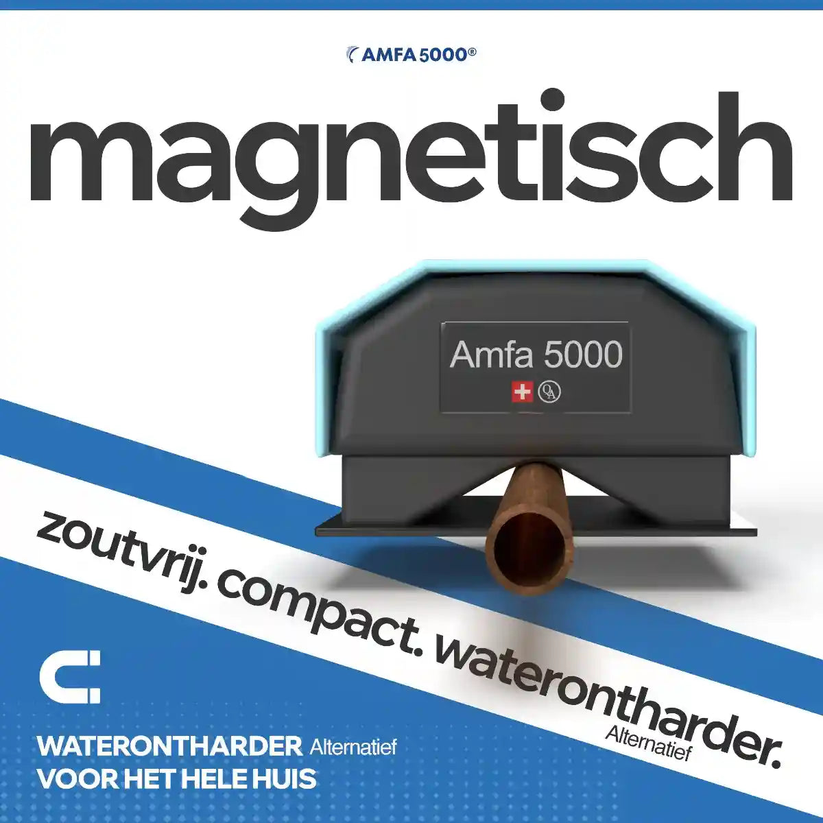 AMFA5000 – Magnetisch antikalksysteem voor gezinswoningen